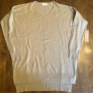 NEW Dreamers by Debut Sweater S/M Brown Minamalist Fall‎ Office Travel 🤎